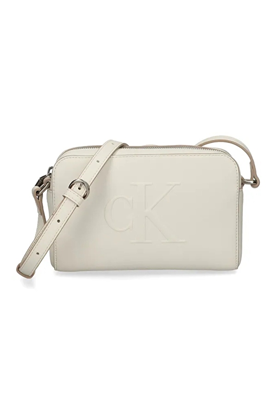 Calvin Klein Jeans Kadın Çapraz Çanta LV04K3036GFUP Kırık beyaz Calvin Klein Jeans Kadın Çapraz Çanta LV04K3036GFUP Kırık beyaz