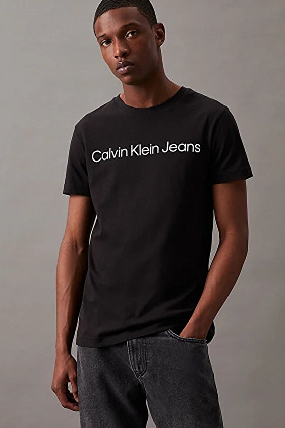 Calvin Klein Jeans Erkek Tişört J30J322552 Siyah Calvin Klein Jeans Erkek Tişört J30J322552 Siyah