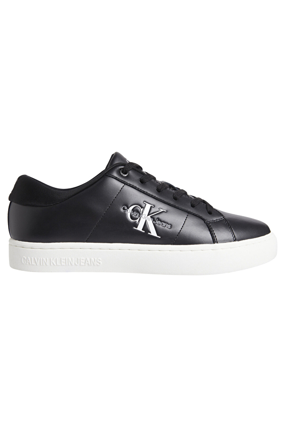 Calvin Klein Jeans Bağcıklı Erkek Classic Cupsole Low Laceup Ayakkabı YM0YM008640GM Siyah/beyaz Calvin Klein Jeans Bağcıklı Erkek Classic Cupsole Low Laceup Ayakkabı YM0YM008640GM Siyah/beyaz
