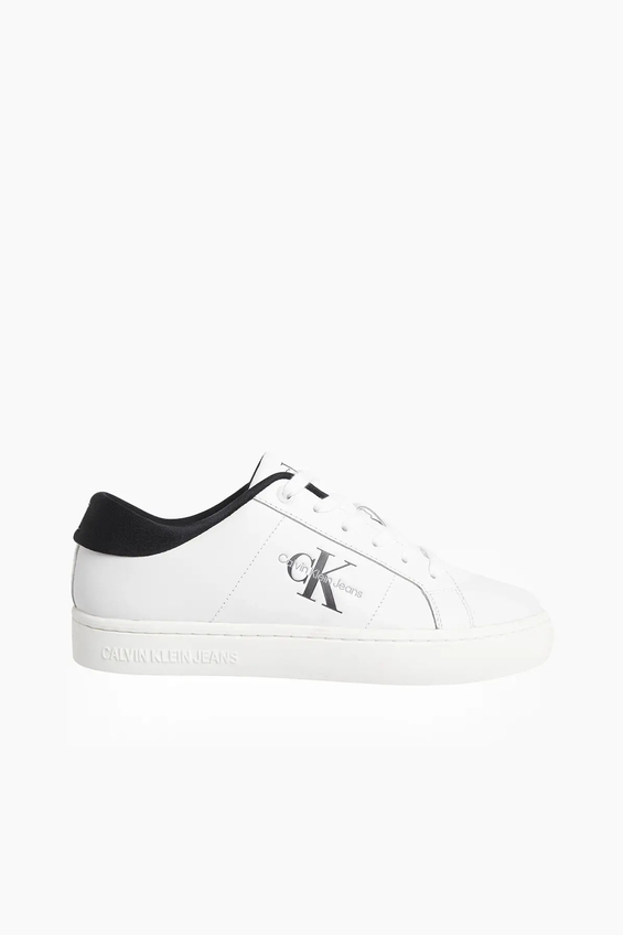 Calvin Klein Jeans Bağcıklı Kadın Classic Cupsole Lowlaceup Ayakkabı YW0YW014440GM Beyaz