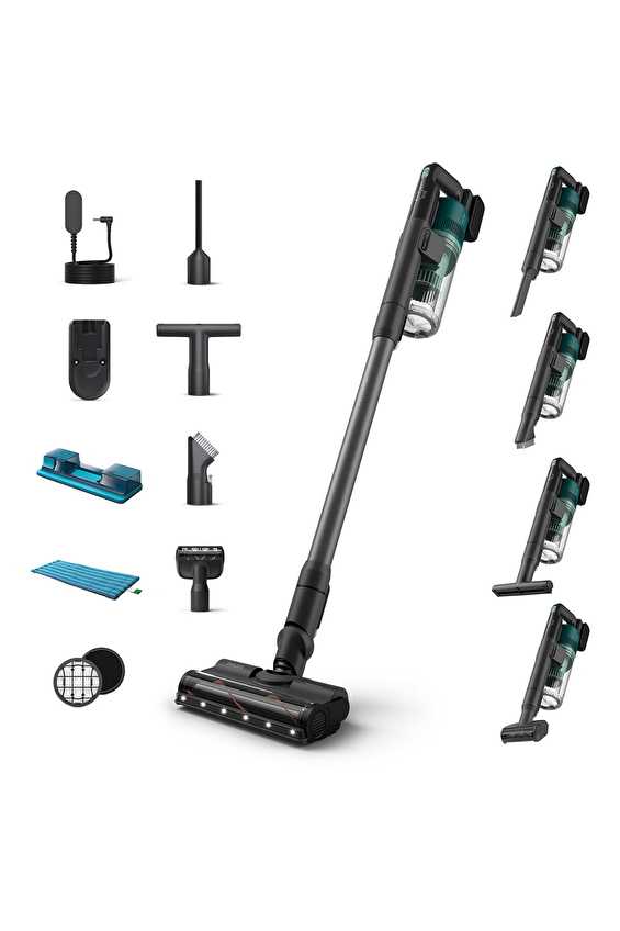PHILIPS 6000 Serisi XC6557/01 Islak Kuru Şarjlı Dikey Süpürge PHILIPS 6000 Serisi XC6557/01 Islak Kuru Şarjlı Dikey Süpürge