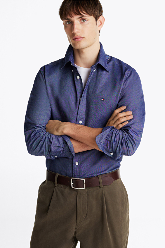 Tommy Hilfiger Erkek Gömlek MW0MW35774 Gökyüzü mavisi Tommy Hilfiger Erkek Gömlek MW0MW35774 Gökyüzü mavisi