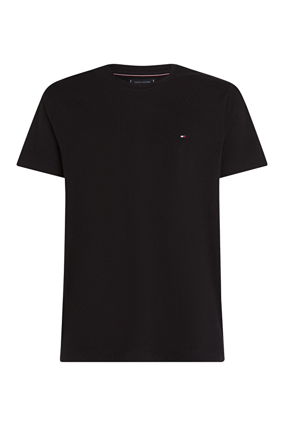 Tommy Hilfiger Erkek Tişört MW0MW37267 Siyah Tommy Hilfiger Erkek Tişört MW0MW37267 Siyah