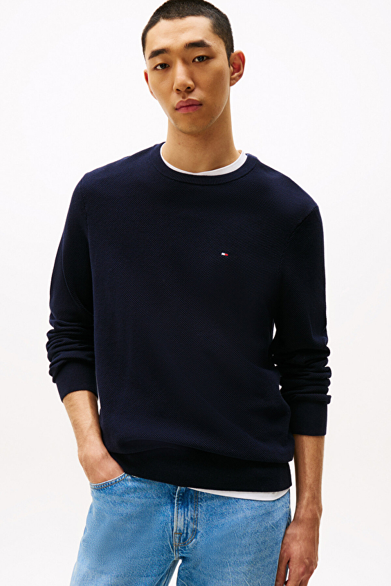 Tommy Hilfiger Erkek Kazak MW0MW36347 Gökyüzü mavisi Tommy Hilfiger Erkek Kazak MW0MW36347 Gökyüzü mavisi