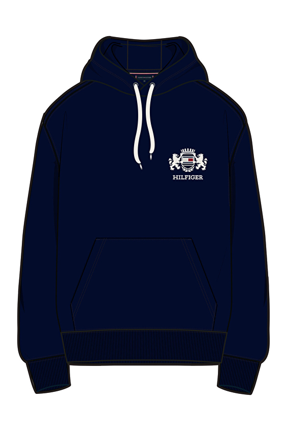 Tommy Hilfiger Erkek Sweatshirt MW0MW37462 Gökyüzü mavisi