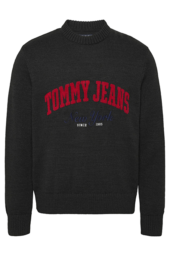 Tommy Jeans Erkek Kazak DM0DM21114 Siyah Tommy Jeans Erkek Kazak DM0DM21114 Siyah