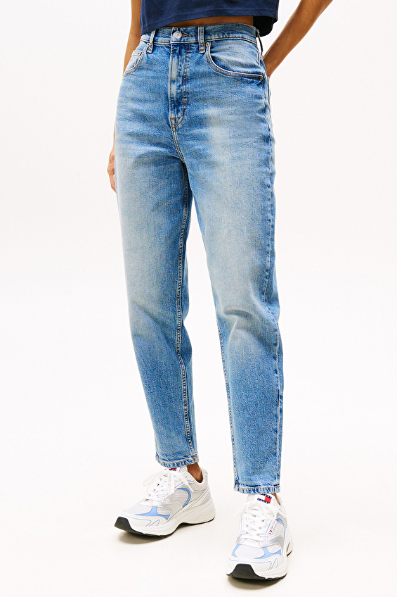 Tommy Jeans Kadın Kot Pantolon DW0DW19768 Denım Tommy Jeans Kadın Kot Pantolon DW0DW19768 Denım