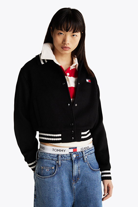 Tommy Jeans Kadın Ceket DW0DW20165 Siyah Tommy Jeans Kadın Ceket DW0DW20165 Siyah