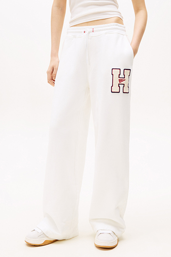 Tommy Jeans Kadın Eşofman Altı DW0DW20558 Beyaz Tommy Jeans Kadın Eşofman Altı DW0DW20558 Beyaz