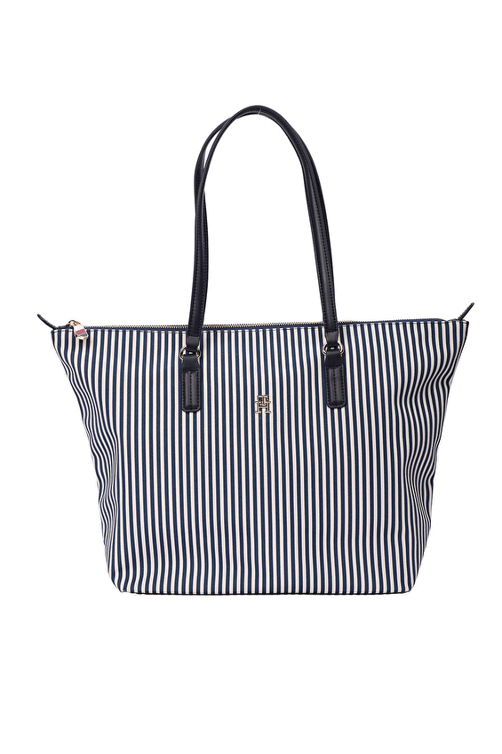 Tommy Hilfiger Kadın Kanvas Çanta AW0AW172030GY Mavi Tommy Hilfiger Kadın Kanvas Çanta AW0AW172030GY Mavi