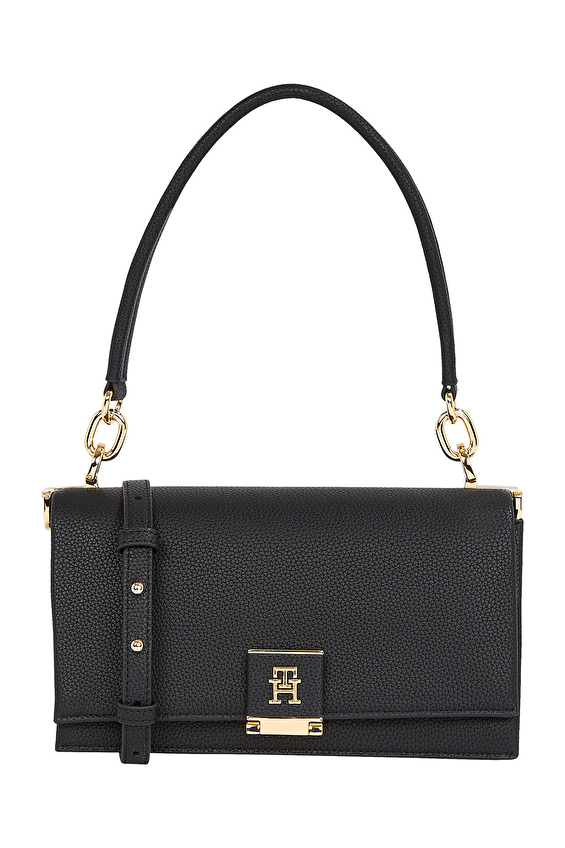 Tommy Hilfiger Kadın Çapraz Çanta AW0AW17216BDS Siyah Tommy Hilfiger Kadın Çapraz Çanta AW0AW17216BDS Siyah