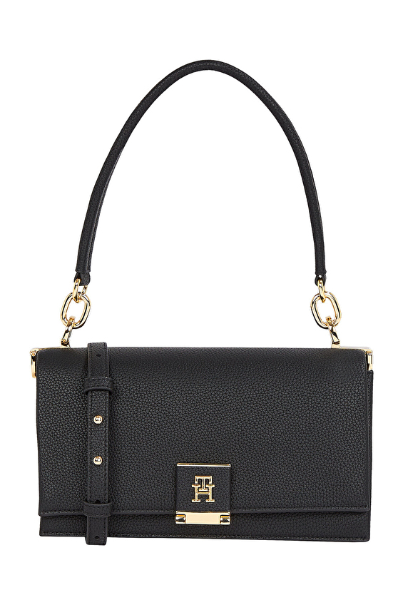 Tommy Hilfiger Kadın Çapraz Çanta AW0AW17216BDS Siyah Tommy Hilfiger Kadın Çapraz Çanta AW0AW17216BDS Siyah