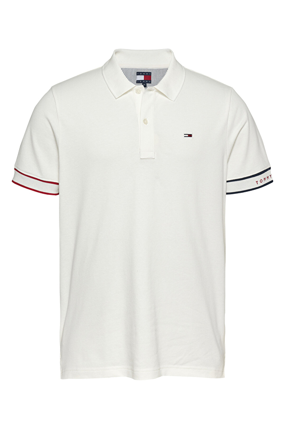 Tommy Jeans Erkek Tişört DM0DM21306 Beyaz Tommy Jeans Erkek Tişört DM0DM21306 Beyaz