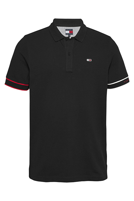 Tommy Jeans Erkek Tişört DM0DM21306 Siyah Tommy Jeans Erkek Tişört DM0DM21306 Siyah
