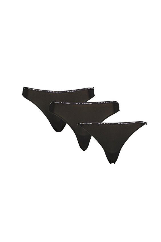 Tommy Hilfiger Kadın 3'lü Külot UW0UW05756 0V2 Siyah Tommy Hilfiger Kadın 3'lü Külot UW0UW05756 0V2 Siyah