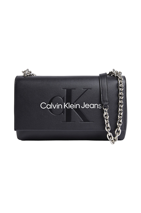 Calvin Klein Jeans Kadın Omuz Çantası K60K612221 Siyah Calvin Klein Jeans Kadın Omuz Çantası K60K612221 Siyah