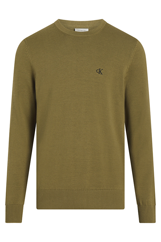 Calvin Klein Jeans Erkek Kazak J30J326745 Yeşil Calvin Klein Jeans Erkek Kazak J30J326745 Yeşil