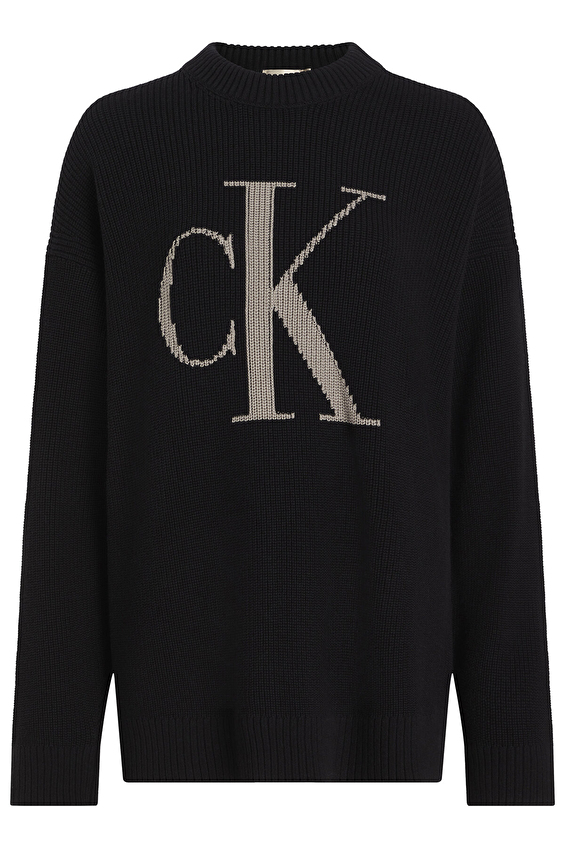 Calvin Klein Jeans Kadın Kazak J20J224799 Siyah Calvin Klein Jeans Kadın Kazak J20J224799 Siyah