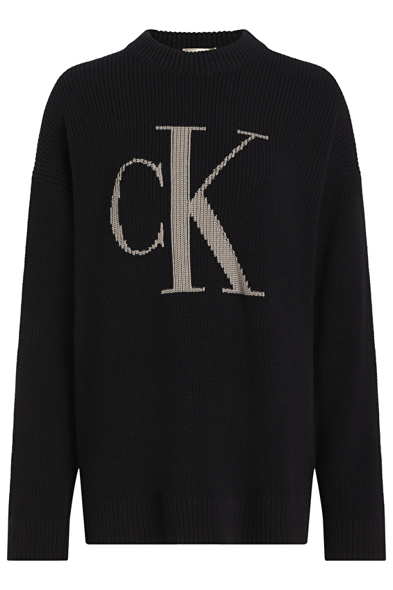 Calvin Klein Jeans Kadın Kazak J20J224799 Siyah Calvin Klein Jeans Kadın Kazak J20J224799 Siyah