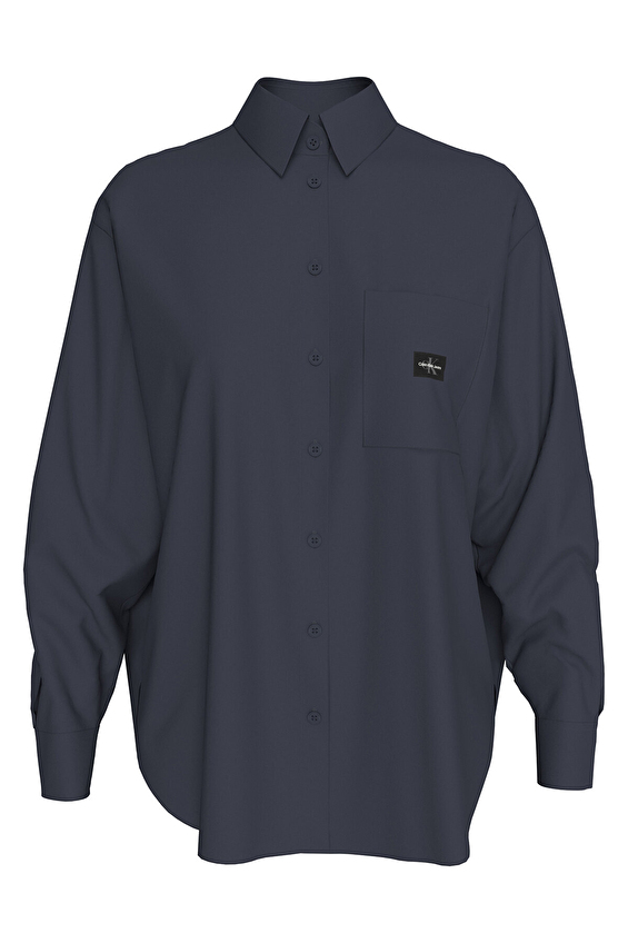 Calvin Klein Jeans Kadın Gömlek J20J224436 Mavi Calvin Klein Jeans Kadın Gömlek J20J224436 Mavi