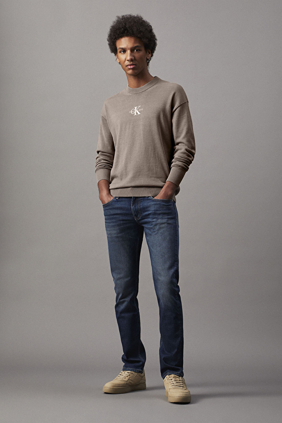 Calvin Klein Jeans Erkek Kazak J30J327404 Gri Calvin Klein Jeans Erkek Kazak J30J327404 Gri