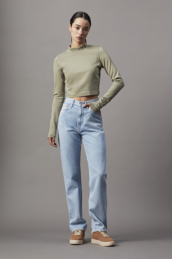 Calvin Klein Jeans Kadın Sweatshirt J20J224763 Yesıl