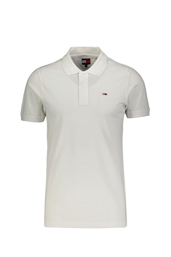 Tommy Jeans Erkek Tişört DM0DM15370 Beyaz Tommy Jeans Erkek Tişört DM0DM15370 Beyaz