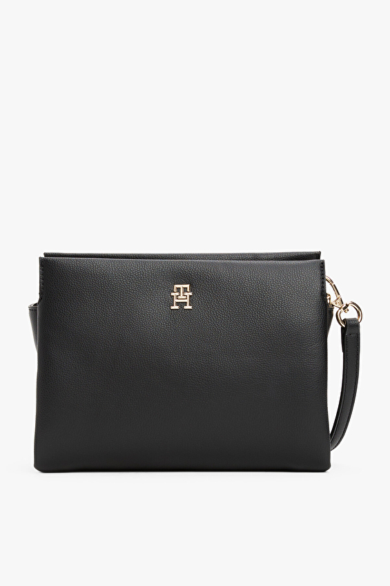 Tommy Hilfiger Kadın Çapraz Çanta AW0AW17225BDS Siyah Tommy Hilfiger Kadın Çapraz Çanta AW0AW17225BDS Siyah