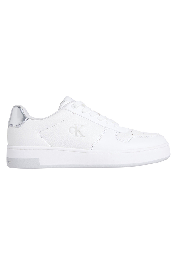 Calvin Klein Jeans Bağcıklı Kadın Basket Cupsole Low Mg Ayakkabı YW0YW017650LI Beyaz Calvin Klein Jeans Bağcıklı Kadın Basket Cupsole Low Mg Ayakkabı YW0YW017650LI Beyaz