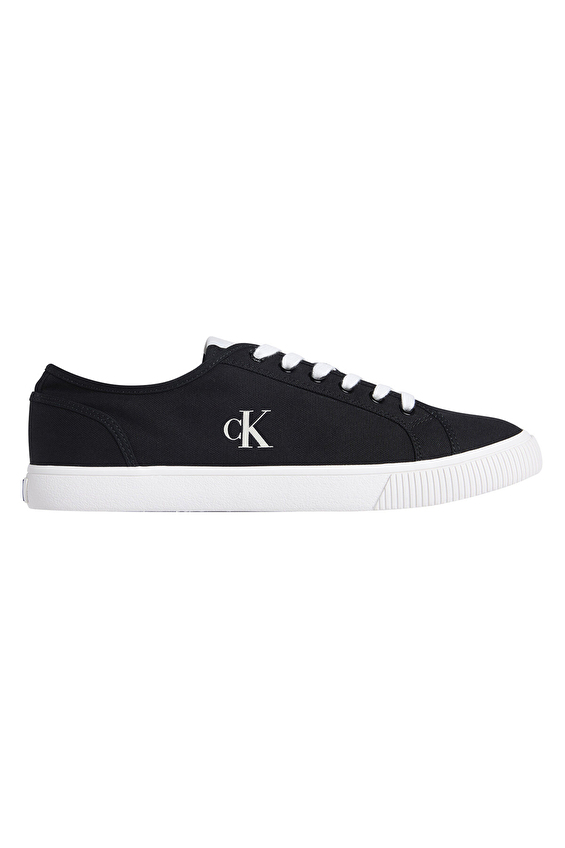 Calvin Klein Jeans Erkek Ess Vulc Low Mg Canvas Ayakkabı YM0YM012090GM Siyah Calvin Klein Jeans Erkek Ess Vulc Low Mg Canvas Ayakkabı YM0YM012090GM Siyah