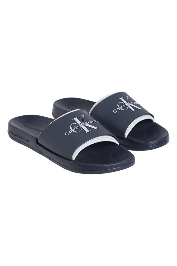 Calvin Klein Jeans Erkek Slide Monogram Terlik YM0YM00361DW4 Lacivert Calvin Klein Jeans Erkek Slide Monogram Terlik YM0YM00361DW4 Lacivert