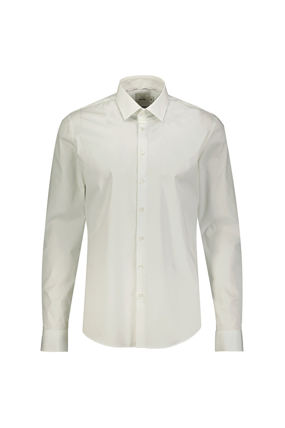 Calvin Klein Erkek Gömlek K10K114490 Açık beyaz Calvin Klein Erkek Gömlek K10K114490 Açık beyaz