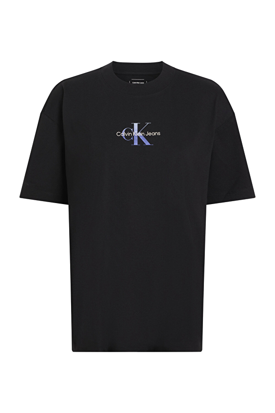 Calvin Klein Jeans Kadın Tişört J20J225521 Siyah Calvin Klein Jeans Kadın Tişört J20J225521 Siyah