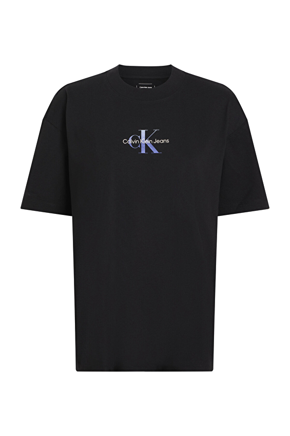 Calvin Klein Jeans Kadın Tişört J20J225521 Siyah Calvin Klein Jeans Kadın Tişört J20J225521 Siyah