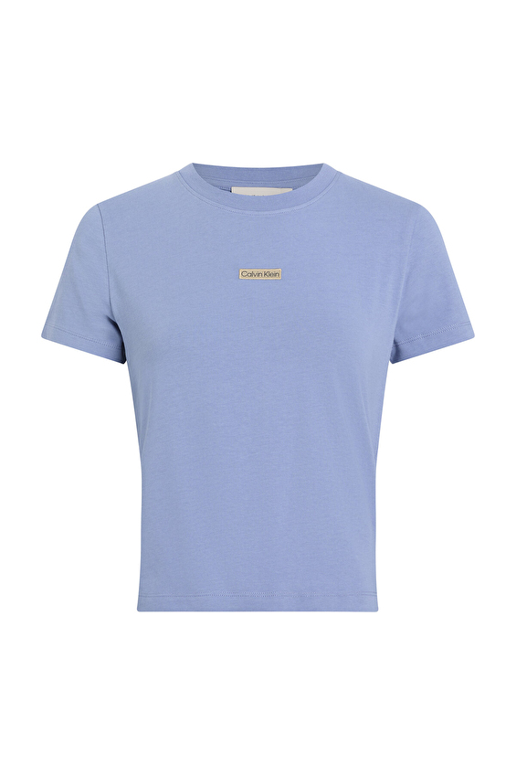 Calvin Klein Jeans Kadın Tişört J20J225524 Mavi Calvin Klein Jeans Kadın Tişört J20J225524 Mavi