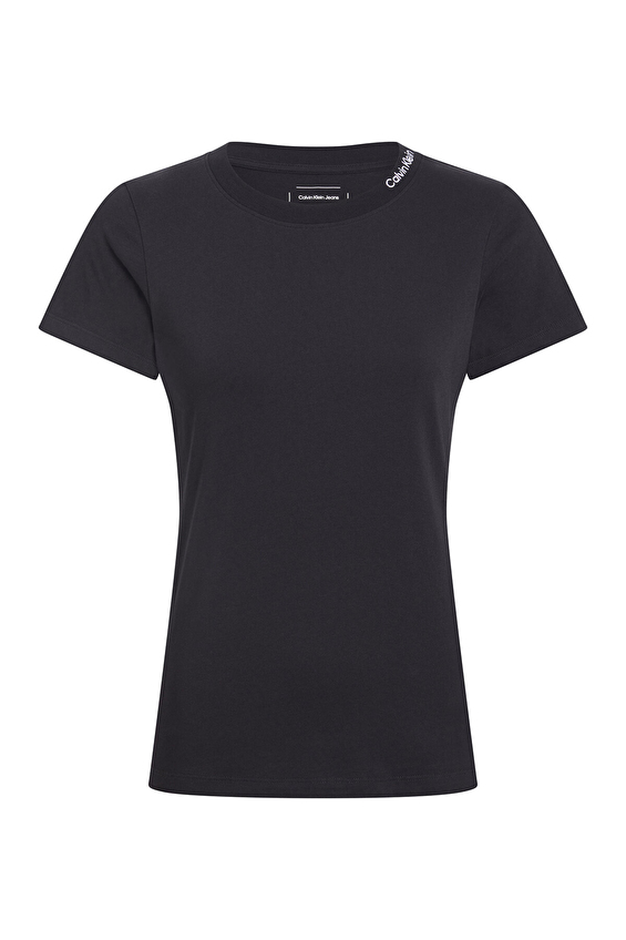 Calvin Klein Jeans Kadın Tişört J20J225540 Siyah Calvin Klein Jeans Kadın Tişört J20J225540 Siyah