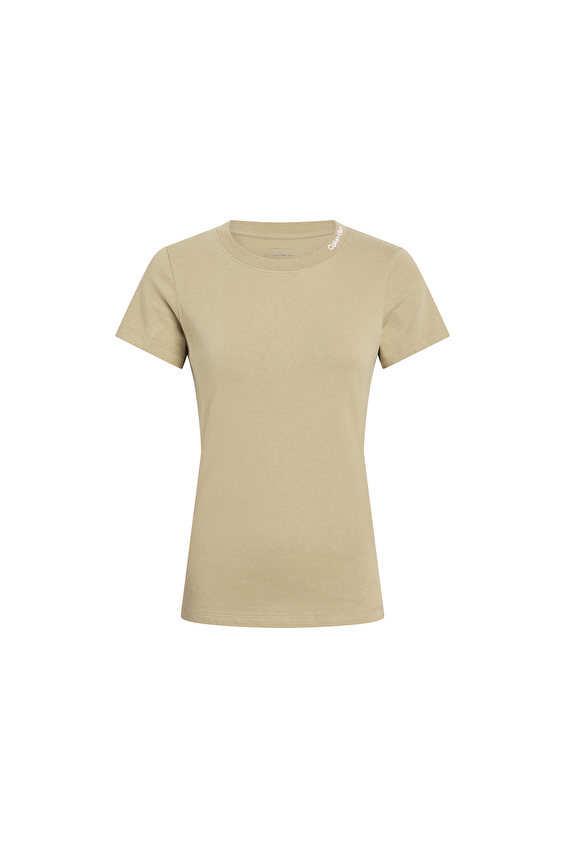 Calvin Klein Jeans Kadın Tişört J20J225540 Gri Calvin Klein Jeans Kadın Tişört J20J225540 Gri