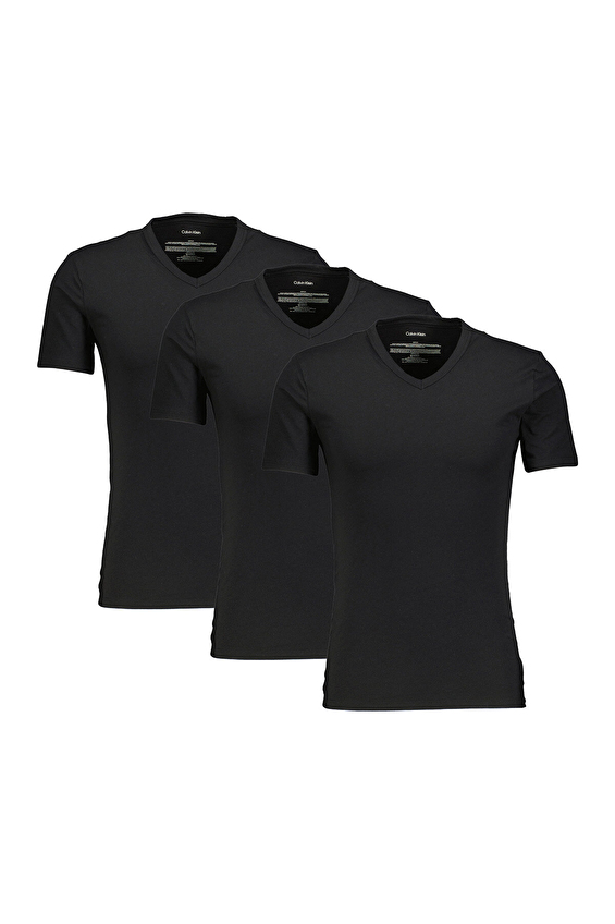 Calvin Klein Erkek 3'lü Tişört LV00NB4186 UB1 Siyah Calvin Klein Erkek 3'lü Tişört LV00NB4186 UB1 Siyah