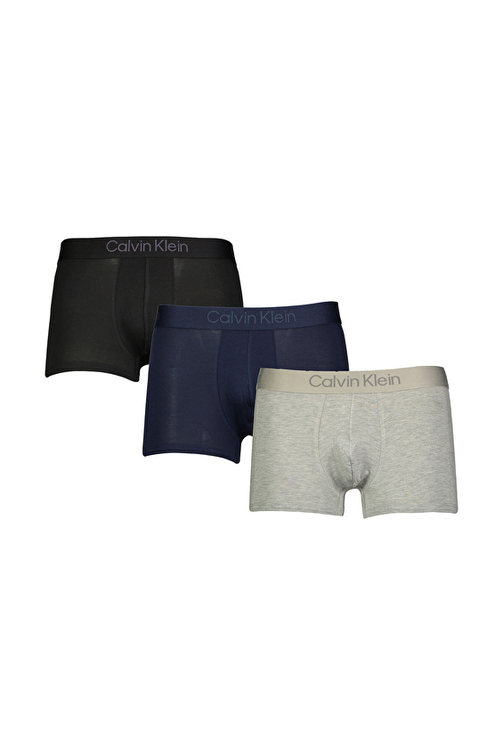 Calvin Klein Erkek 3'lü Boxer LV00NB4192 P4M Mavi Calvin Klein Erkek 3'lü Boxer LV00NB4192 P4M Mavi