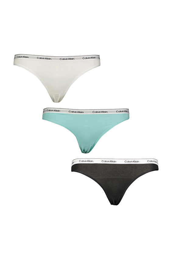 Calvin Klein Kadın 3'lü Külot 000QD5207E WAC Renkli Calvin Klein Kadın 3'lü Külot 000QD5207E WAC Renkli