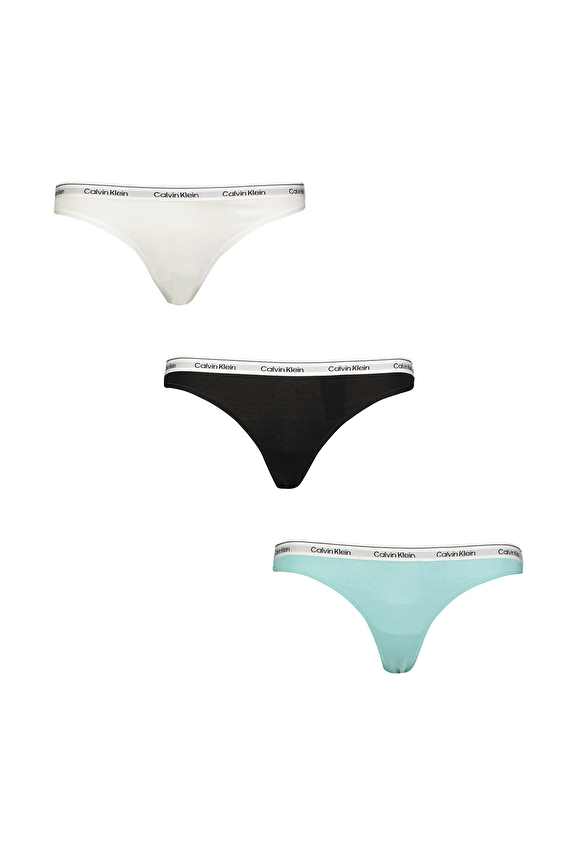 Calvin Klein Kadın 3'lü Külot 000QD5209E WAC Renkli Calvin Klein Kadın 3'lü Külot 000QD5209E WAC Renkli