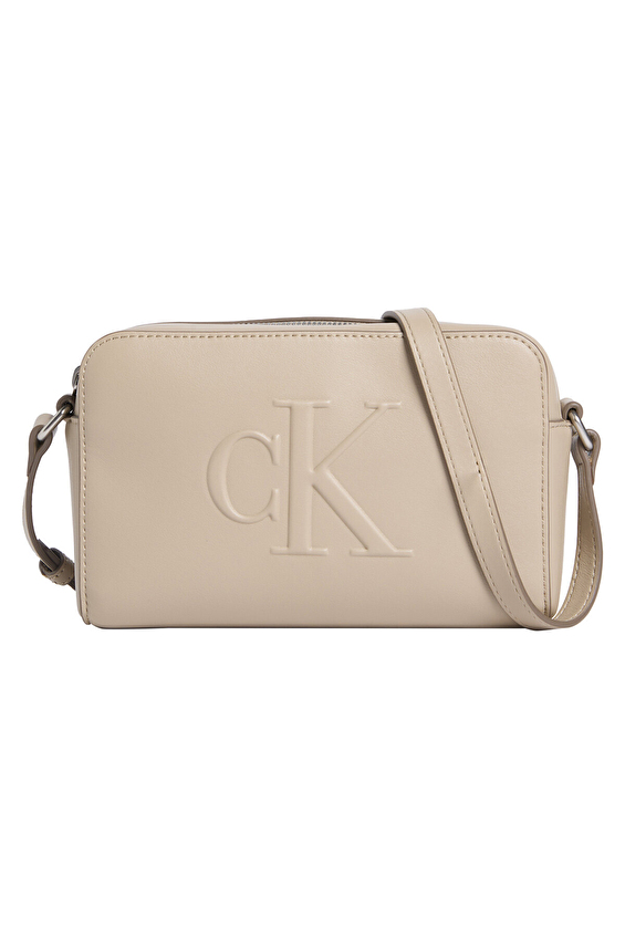 Calvin Klein Jeans Kadın Çapraz Çanta LV04K3036GPBF Bej Calvin Klein Jeans Kadın Çapraz Çanta LV04K3036GPBF Bej