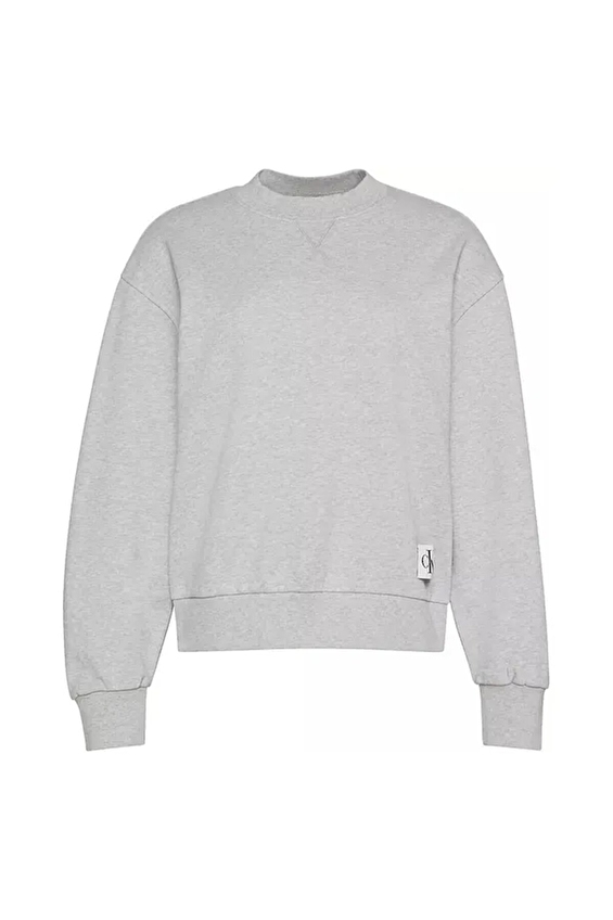 Calvin Klein Jeans Kadın Sweatshirt LV047B238G Gri Calvin Klein Jeans Kadın Sweatshirt LV047B238G Gri