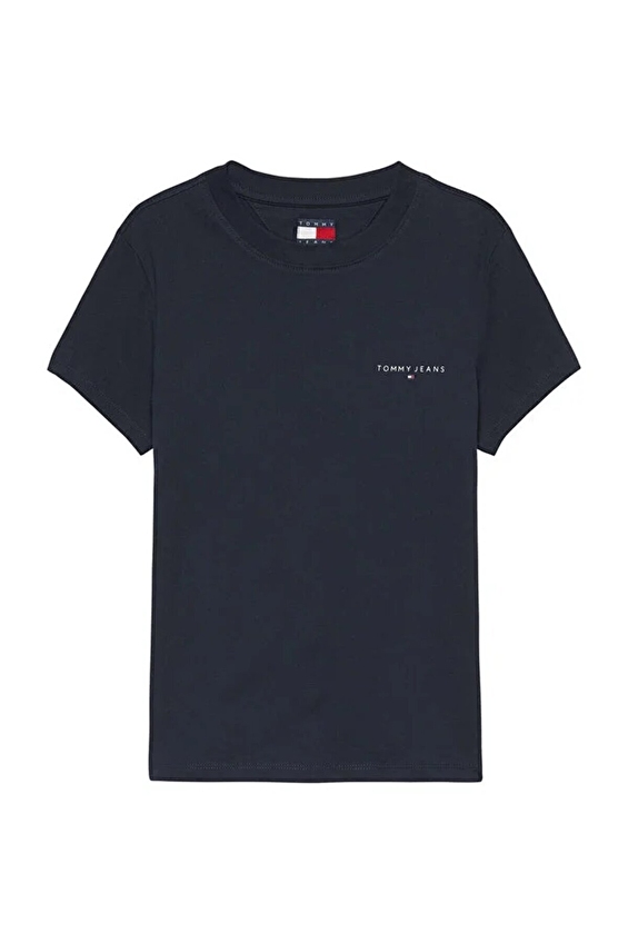 Tommy Jeans Kadın Tişört DW0DW21164 Lacivert Tommy Jeans Kadın Tişört DW0DW21164 Lacivert