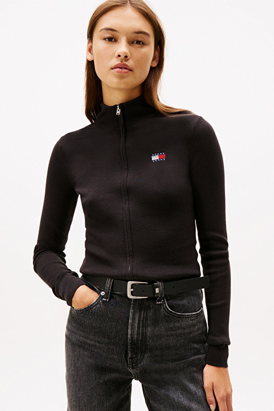 Tommy Jeans Kadın Kazak DW0DW20967 Siyah