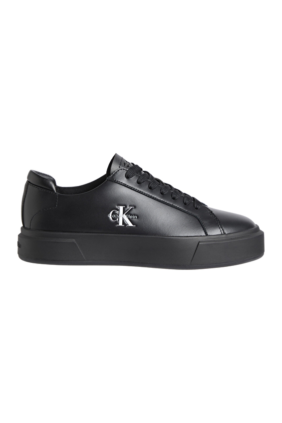 Calvin Klein Kadın Basket Cupsole Laceup Lth Ml Ayakkabı YW0YW019450GJ Siyah Calvin Klein Kadın Basket Cupsole Laceup Lth Ml Ayakkabı YW0YW019450GJ Siyah