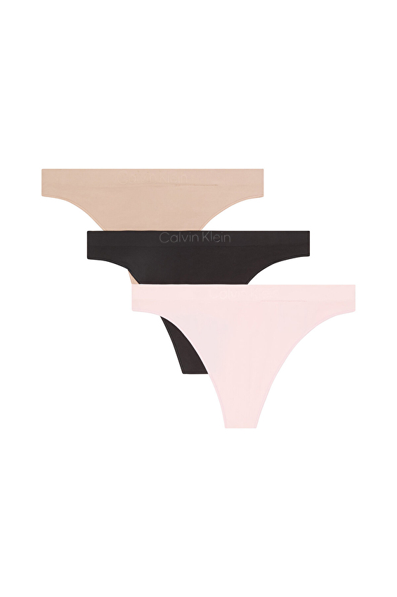 Calvin Klein Kadın 3'lü Külot LV00QD5211 SYH/TN/EKR Siyah/ten/ekru Calvin Klein Kadın 3'lü Külot LV00QD5211 SYH/TN/EKR Siyah/ten/ekru