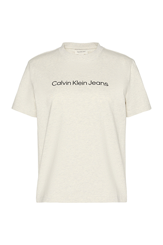 Calvin Klein Jeans Kadın Tişört LV047C912G Gri Calvin Klein Jeans Kadın Tişört LV047C912G Gri