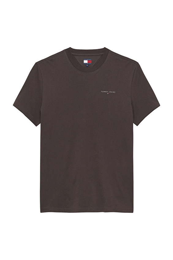 Tommy Jeans Erkek Tişört DM0DM21780 Kahverengi Tommy Jeans Erkek Tişört DM0DM21780 Kahverengi