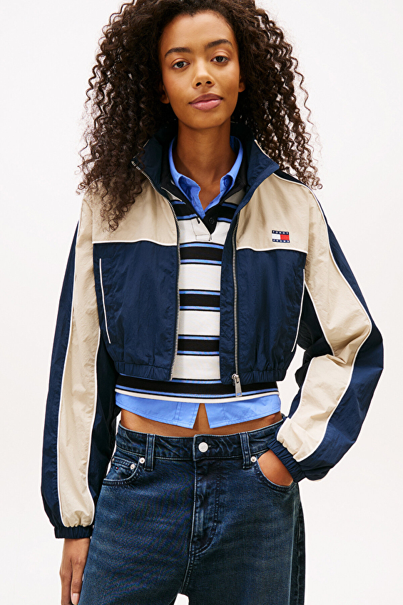 Tommy Jeans Kadın Ceket DW0DW22055 Mavi Tommy Jeans Kadın Ceket DW0DW22055 Mavi